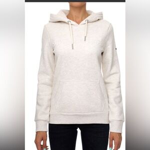 SUPERDRY Women's Vintage Corp Logo Marl Hoodie Size 12